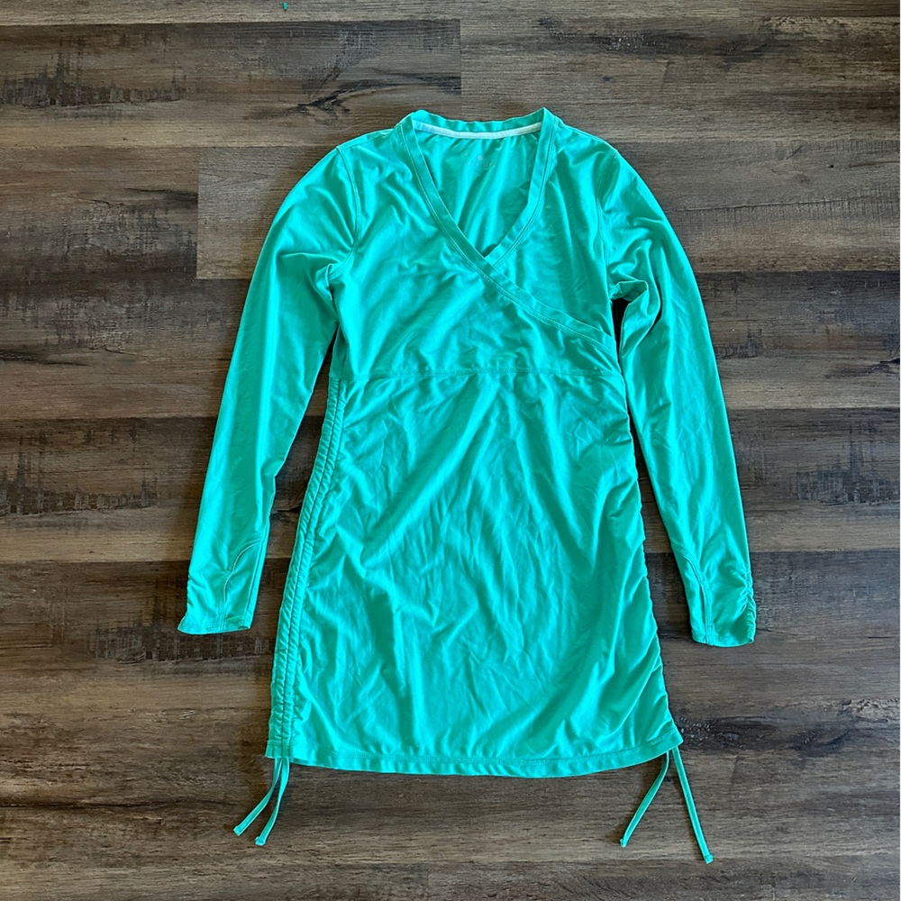 Athleta sundress light teal size small